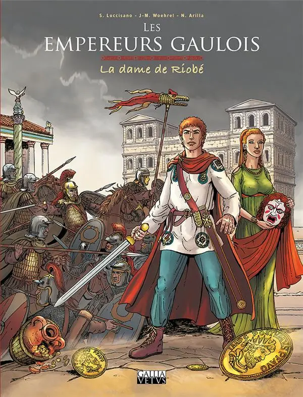 Couverture de l'album Les empereurs gaulois I La dame de Riobé