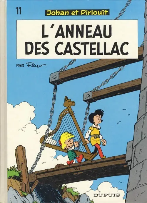 Couverture de l'album Johan et Pirlouit Tome 11 L'anneau des castellac