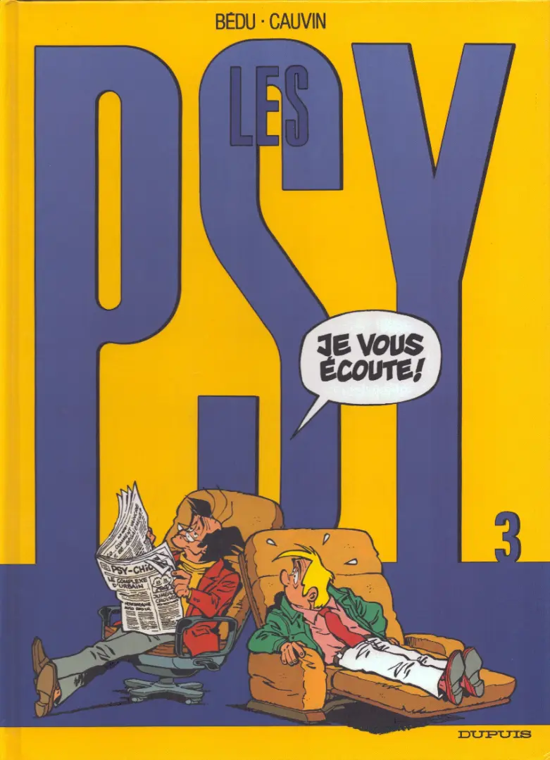 Couverture de l'album Les Psy Tome 3 Je vous écoute !
