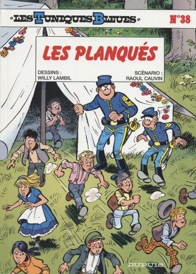 Couverture de l'album Les Tuniques Bleues Tome 38 Les planqués