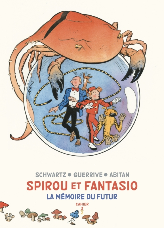 Couverture de l'album Spirou et Fantasio - Cahiers 2/2 La nostalgie du futur