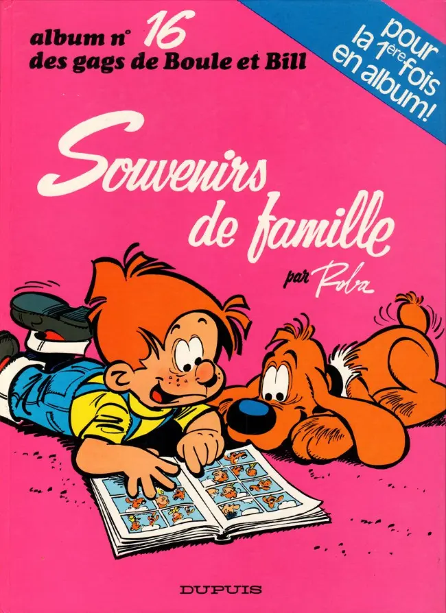 Couverture de l'album Boule & Bill Tome 16 Souvenirs de famille