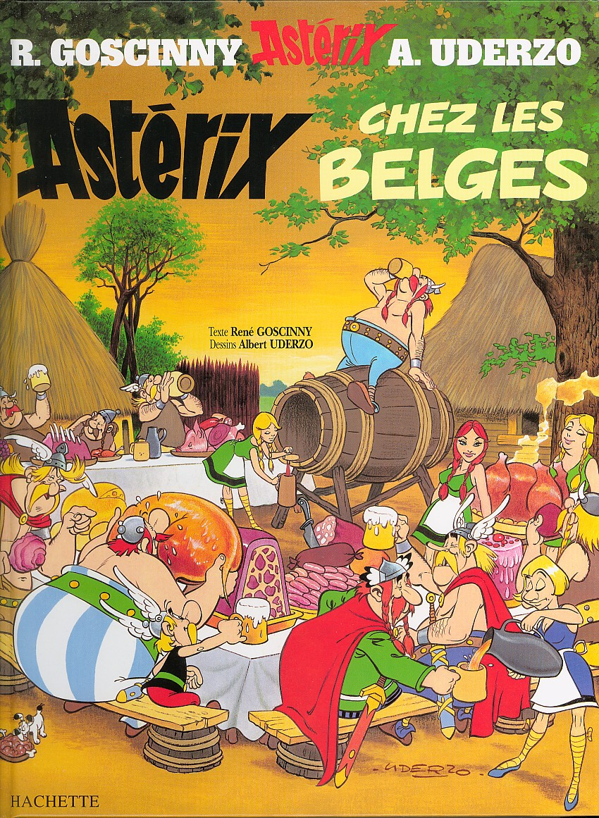 Couverture de l'album Astérix Tome 24 Astérix chez les Belges