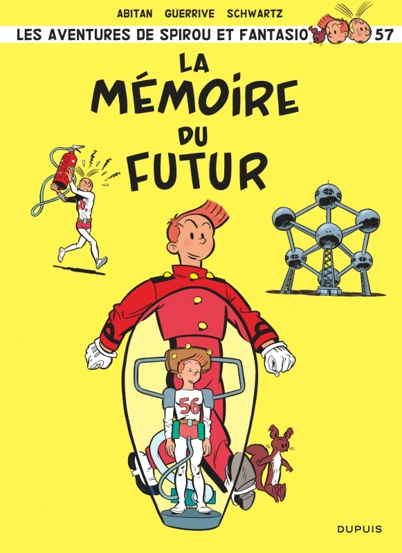 Couverture de l'album Spirou et Fantasio Tome 57 La mémoire du futur