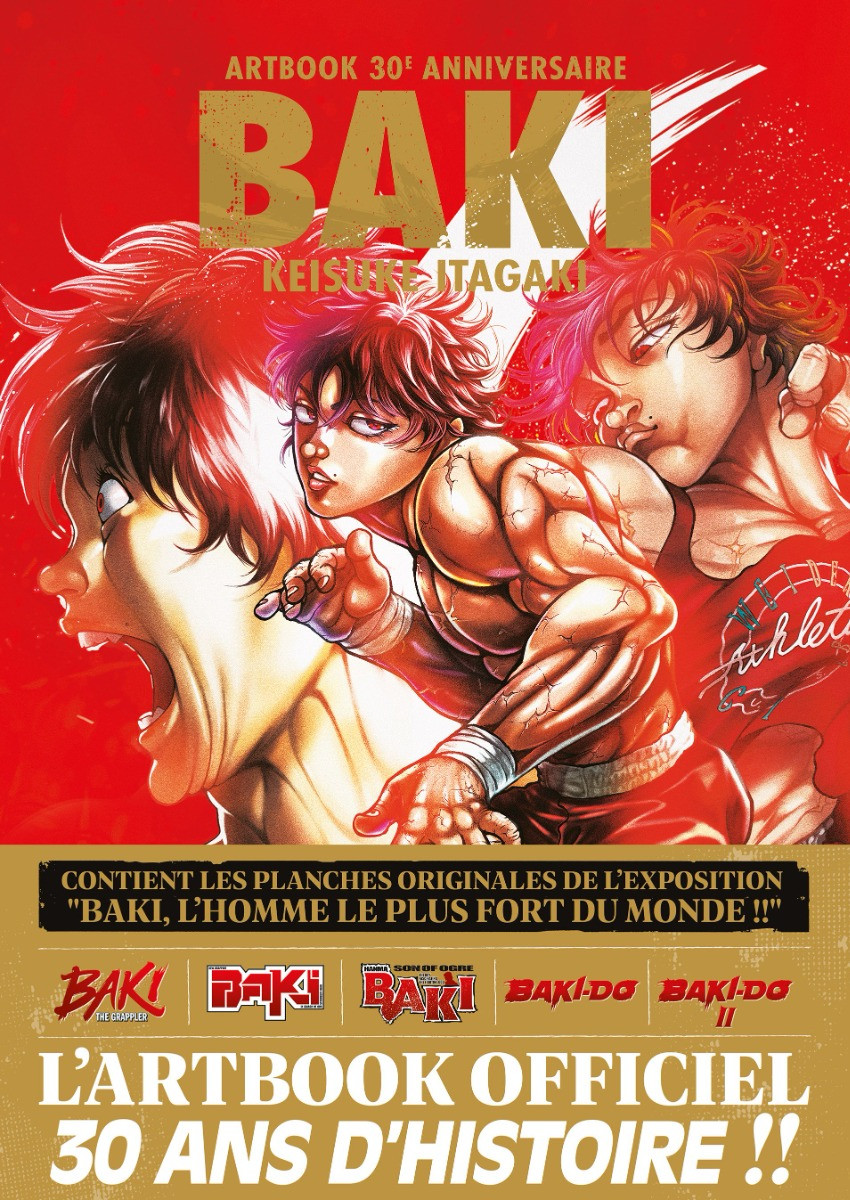 Couverture de l'album Baki Artbook officiel 30e anniversaire