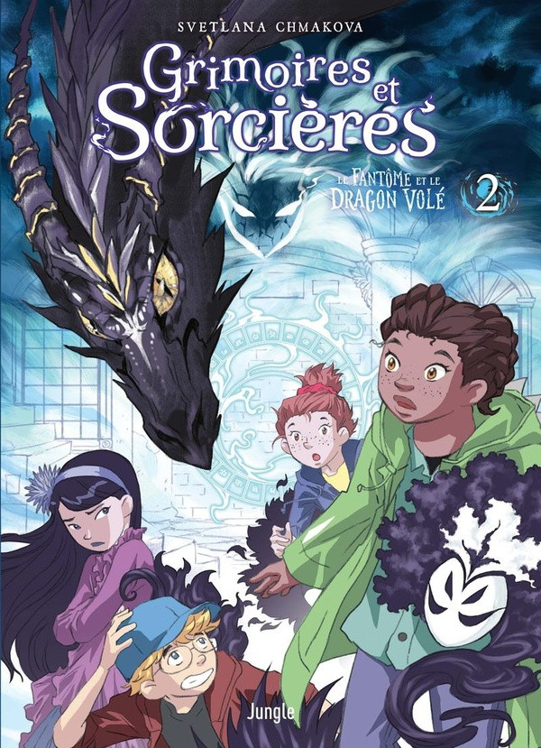 Couverture de l'album Grimoires et Sorcières Tome 2 Le Fantôme et le dragon volé