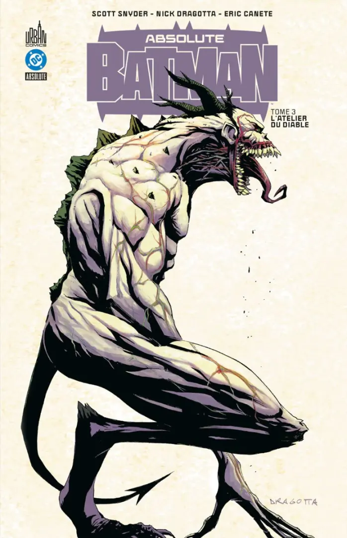 Couverture de l'album Absolute Batman Tome 3 L'Atelier du diable