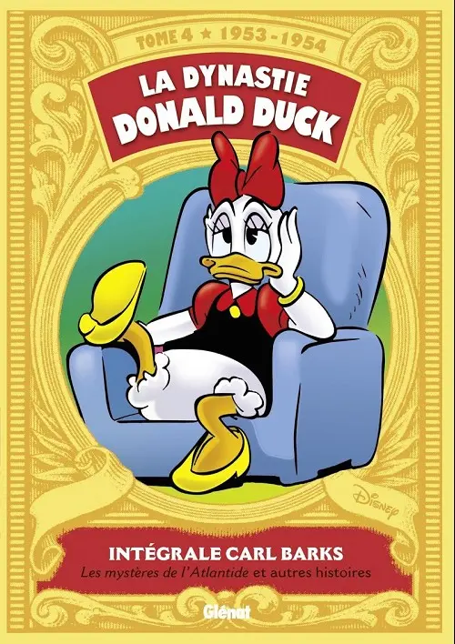 Couverture de l'album La Dynastie Donald Duck Tome 4 Les mystères de l'Atlantide et autres histoires (1953 - 1954)