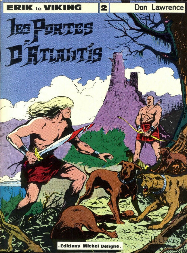 Couverture de l'album Erik le viking Tome 2 Les portes d'Atlantis