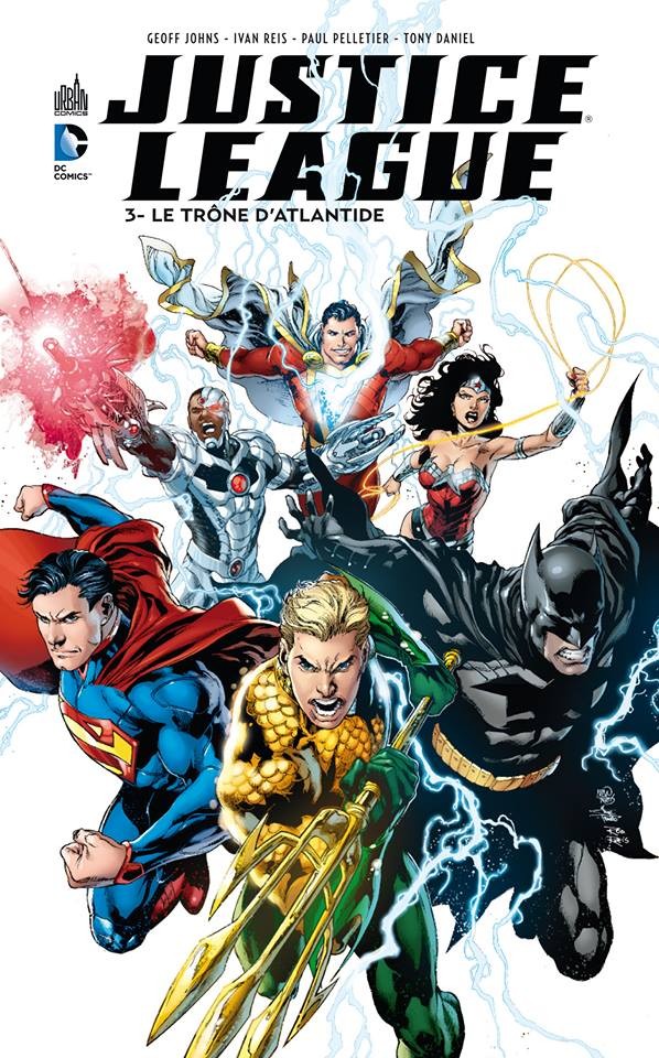 Couverture de l'album Justice League Tome 3 Le Trône d'Atlantide