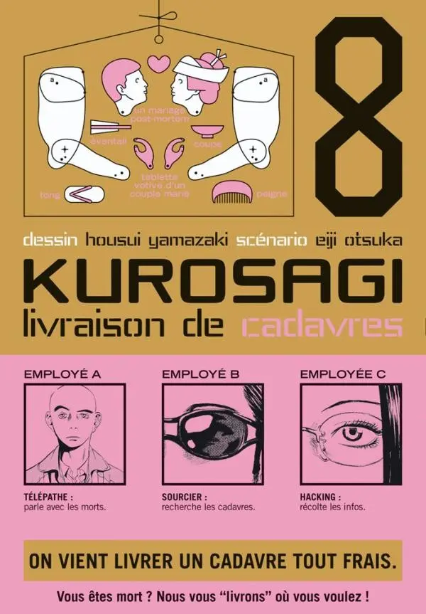 Couverture de l'album Kurosagi, livraison de cadavres 8