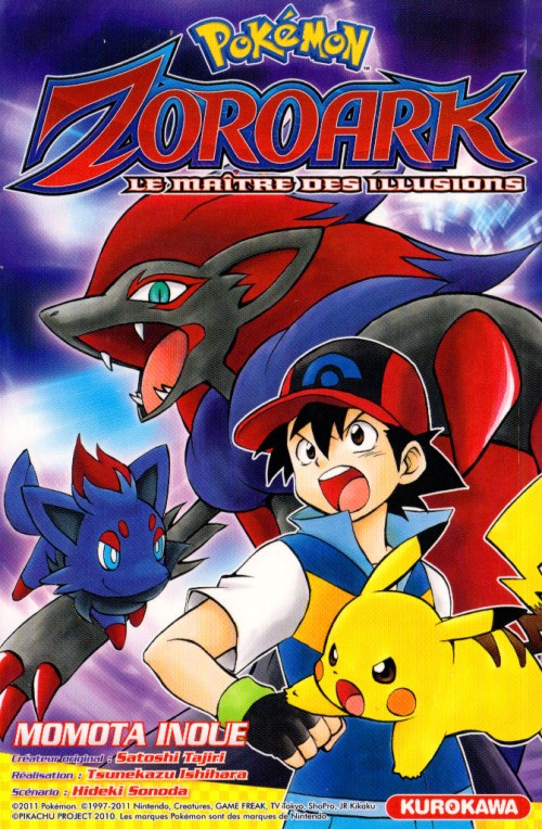 Couverture de l'album Pokémon, le film Tome 1 Zoroark Le maître des illusions