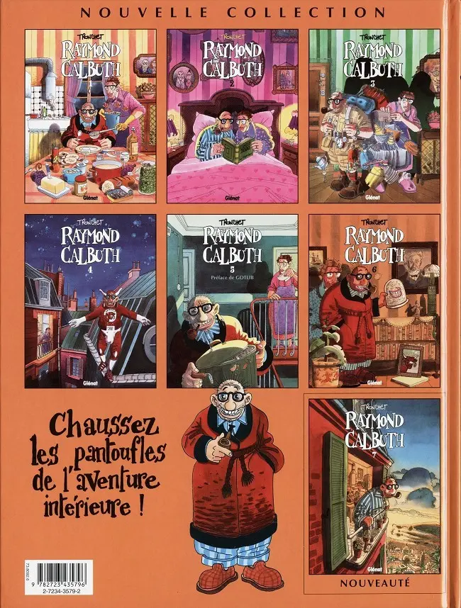 Verso de l'album Raymond Calbuth Tome 6