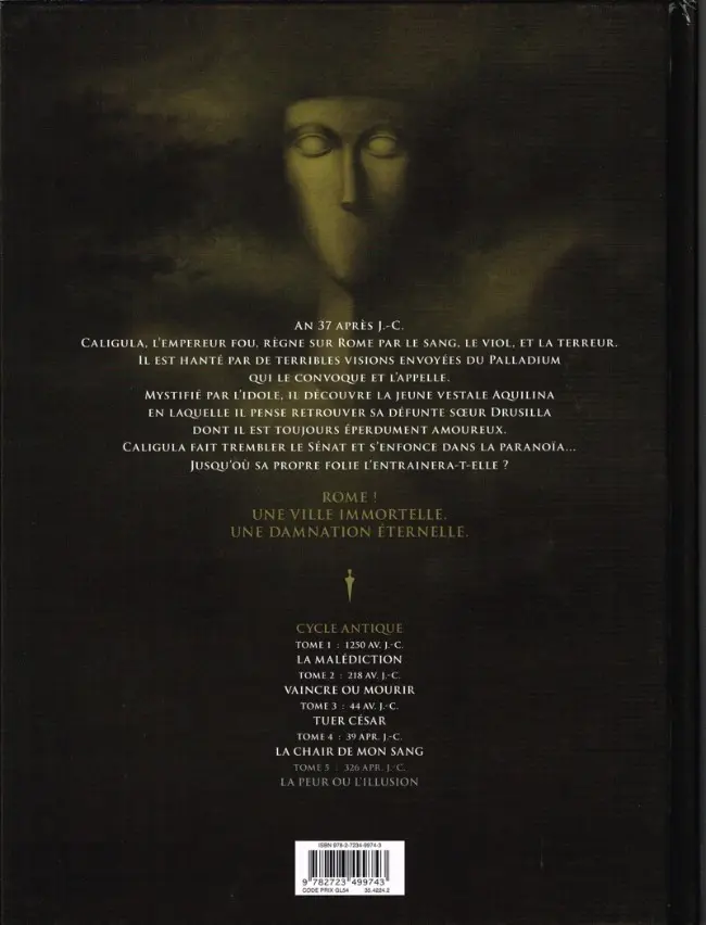 Verso de l'album Roma Tome 4 La chair de mon sang