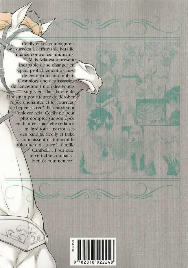 Verso de l'album The Sacred Blacksmith 7