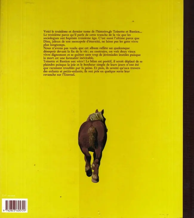 Verso de l'album Les saisons de la vie Tome 3 Grisailles