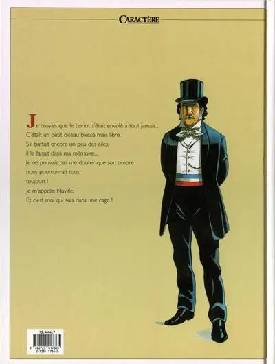 Verso de l'album Souvenirs de Toussaint Tome 3 Le loriot