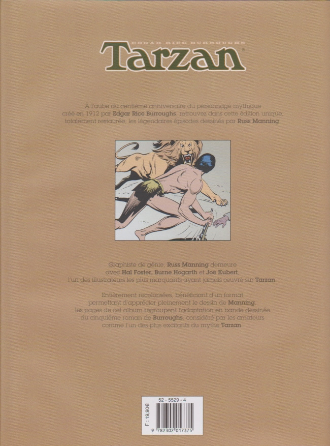 Verso de l'album Tarzan Tome 2