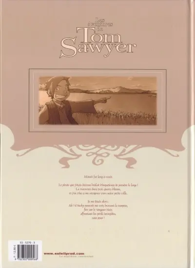 Verso de l'album Les Aventures de Tom Sawyer Tome 2 Je serai un pirate !