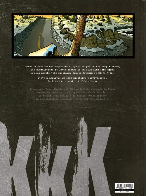Verso de l'album Amerikkka Tome 3 Les neiges de l'Idaho