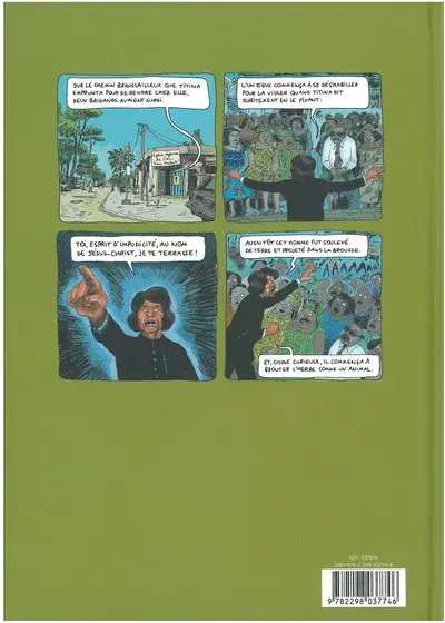 Verso de l'album Aya de Yopougon Tome 5