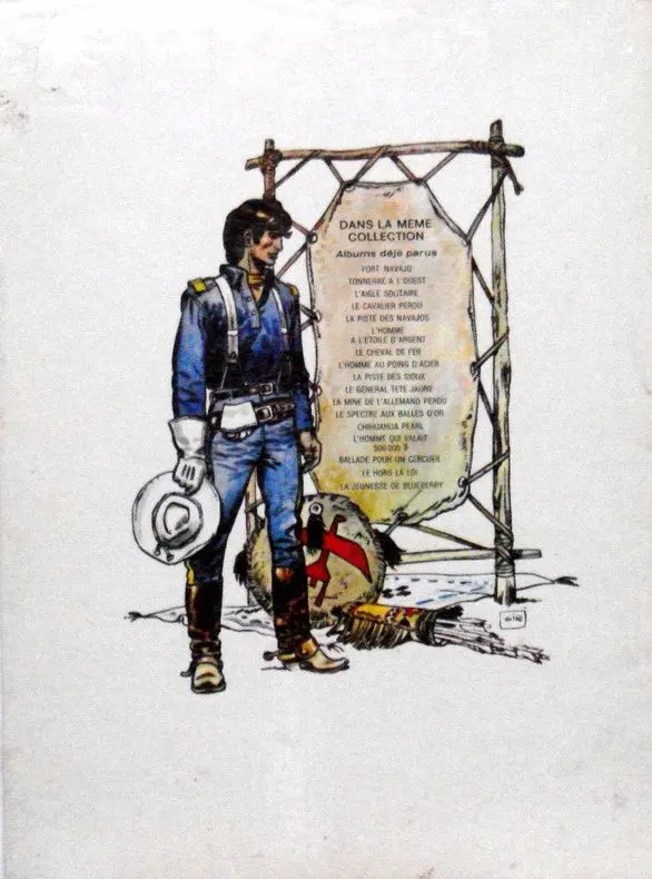 Verso de l'album Blueberry Tome 4 Le cavalier perdu