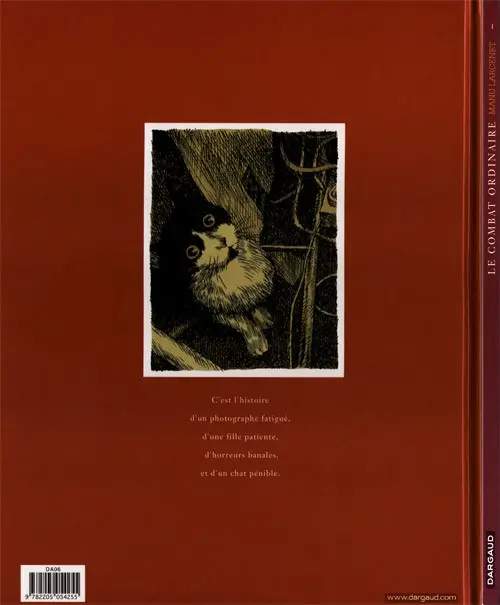 Verso de l'album Le Combat ordinaire Tome 1