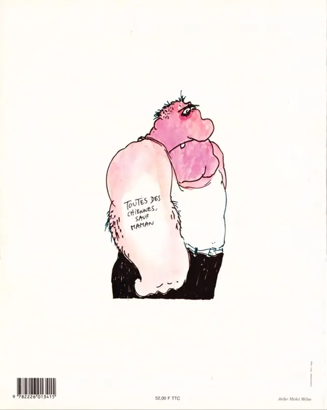 Verso de l'album Les Copines