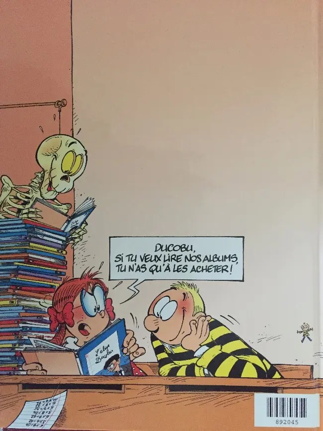 Verso de l'album L'Élève Ducobu Tome 2 Au coin !