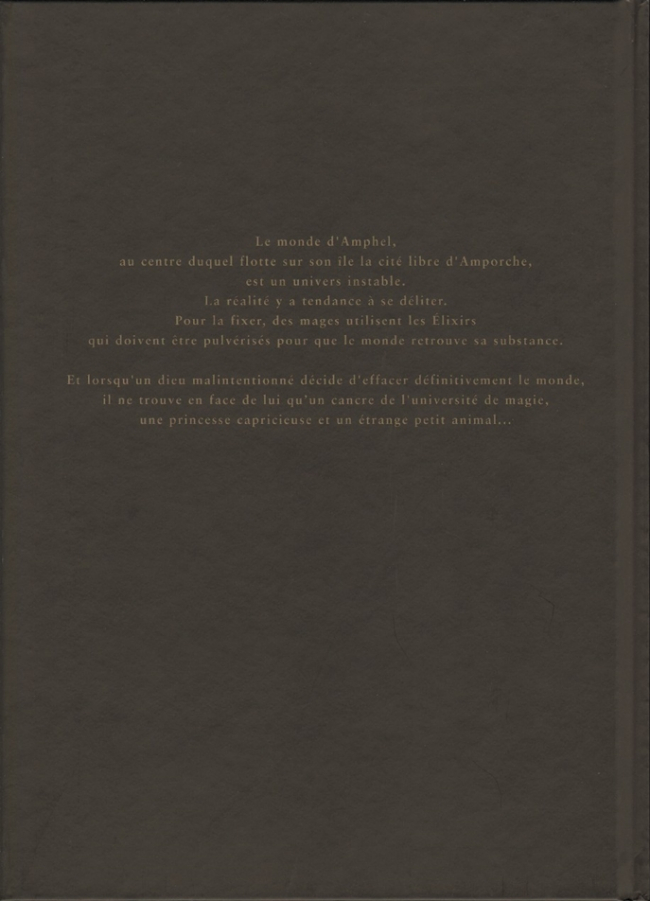 Verso de l'album Élixirs Tome 1 Le sortilège de Loxullio