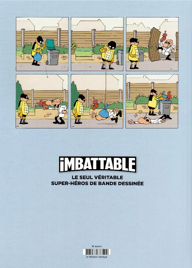 Verso de l'album Imbattable Tome 2 Super-héros de proximité