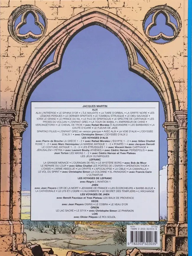 Verso de l'album Jhen Tome 5 La cathédrale