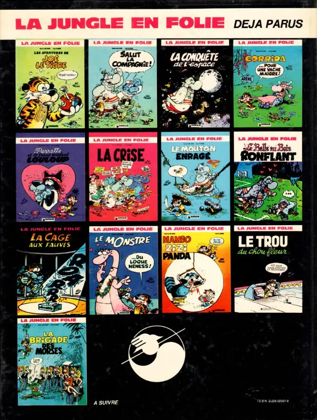 Verso de l'album La Jungle en folie Tome 4 Corrida ... pour une vache maigre !