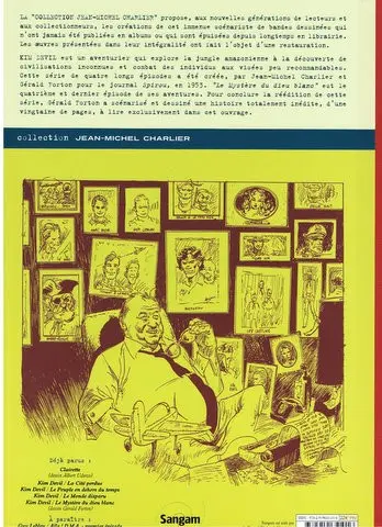 Verso de l'album Kim Devil Tome 4 Le mystère du Dieu blanc