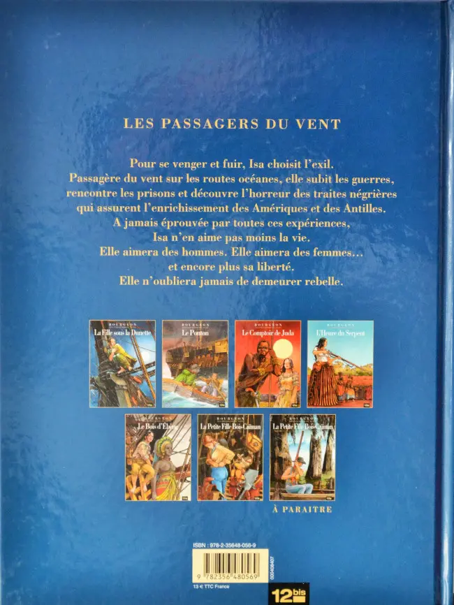 Verso de l'album Les Passagers du vent Tome 2 Le Ponton