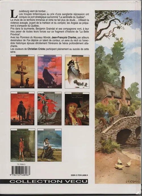 Verso de l'album Les Pionniers du Nouveau Monde Tome 4 La croix de Saint-Louis