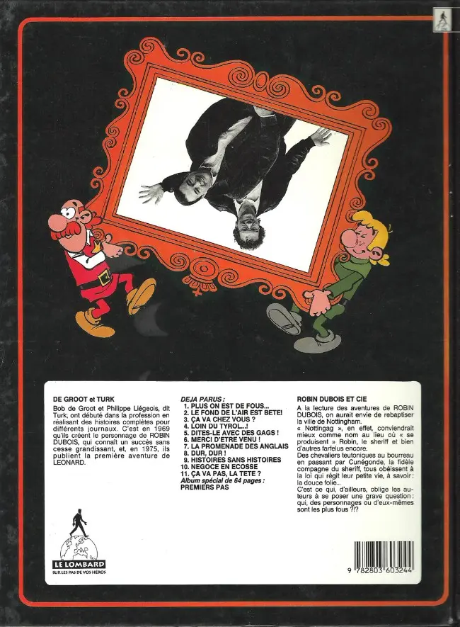 Verso de l'album Robin Dubois Tome 1 Plus on est de fous...
