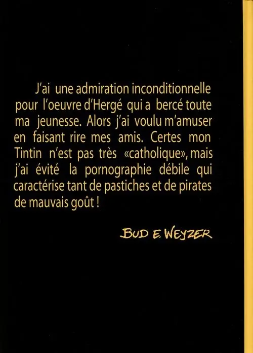 Verso de l'album Tintin Tintin en Thaïlande