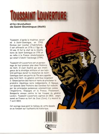 Verso de l'album Toussaint Louverture Toussaint Louverture Et la révolution de Saint-Domingue