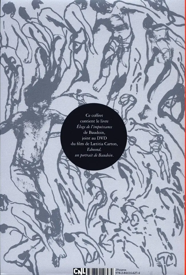 Verso de l'album Edmond (un portrait de Baudoin) & Éloge de l'Impuissance