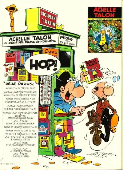 Verso de l'album Achille Talon Tome 17 Le roi des Zôtres