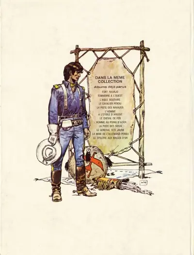 Verso de l'album Blueberry Tome 12 Le spectre aux balles d'or