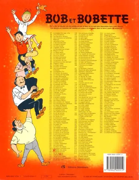Verso de l'album Bob et Bobette Tome 281 Le prisonnier de Forestov