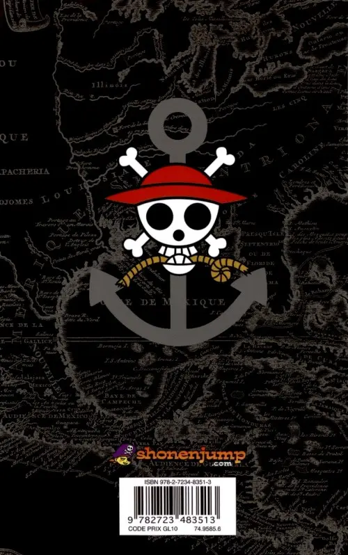 Verso de l'album One Piece Tome 59 La fin de Portgas D. Ace