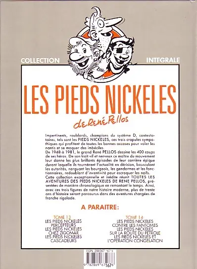 Verso de l'album Les Pieds Nickelés Tome 12