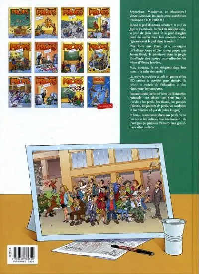 Verso de l'album Les Profs Tome 11 Tableau d'horreur