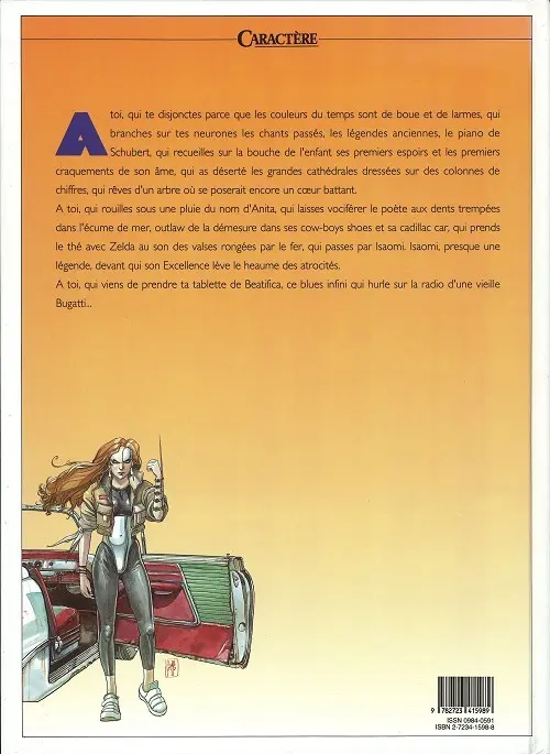 Verso de l'album Beatifica Blues Intégrale