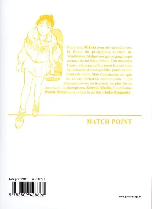 Verso de l'album Happy ! (Édition de luxe) Volume 14 Match Point