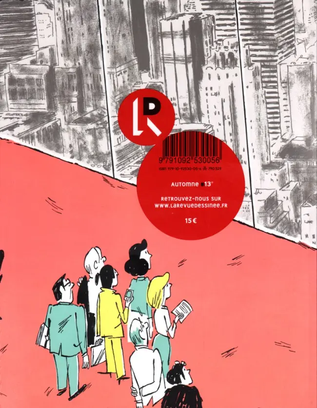 Verso de l'album La Revue dessinée #13
