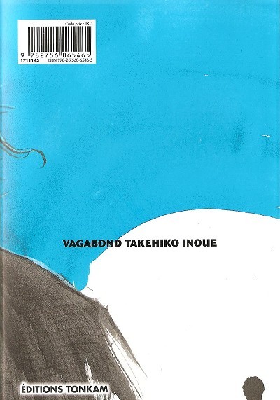 Verso de l'album Vagabond 37